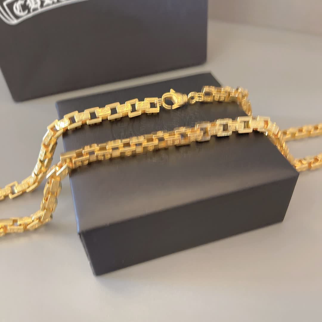 Chrome Hearts Gold Chain Necklace